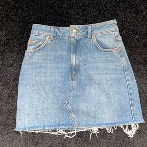 TopShop Mini Jean Skirt
